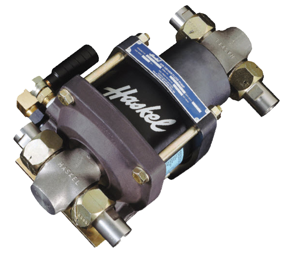 Haskel 3 HP air-driven pumps image